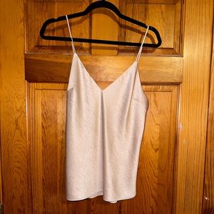 Express Cream Cami with Adjustable Straps